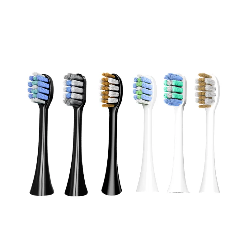 Oral Care Spiral Soft Medium Bristles Electric Toothbrush Heads Replacement for Electric Tooth Brushes