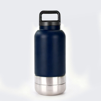 Portable 32oz En Acier Inoxydable Pet Bouteille D'eau Distributeur Direct Potable Bouchon À Vis Étui De Transport Classique pour Camping En Plein Air