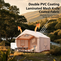 Tente de camping gonflable 7,5 m² à installation instantanée pour 3 personnes, en PVC, avec structure pneumatique, tissu Oxford imperméable 3000MM, pour le camping en plein air, vente en gros