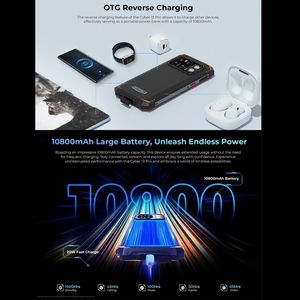 Nouveauté Téléphones portables en vente HOTWAV <span class=keywords><strong>CYBER</strong></span> 13 Pro 12 Go + 256 Go Déverrouillage par reconnaissance faciale et empreintes digitales 4G NFC OTG Smartphone Version mondiale - Product Image 4