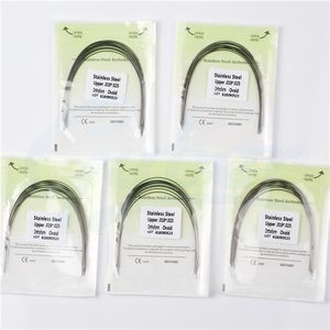 # <span class=keywords><strong>Dental</strong></span> de acero inoxidable ovoide natural ortodoncia alambres de arco de acero inoxidable de alambres arqueados con CE ISO - Product Image 1