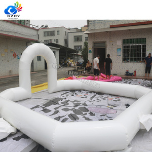 Tùy chỉnh được thiết kế <span class=keywords><strong>Inflatable</strong></span> sân bóng đá với bóng bầu dục mục tiêu cho những người đam mê thể thao - Product Image 4