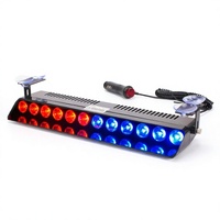 Feu clignotant RVB 2835 à 3 LED, module LED 12V étanche IP67, feu arrière décoratif pour motos et camions, rouge et bleu