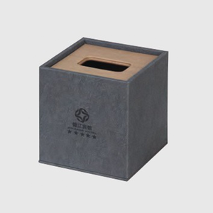 Bộ dụng cụ khách sạn 5 sao cao cấp: Hộp đựng khăn giấy bằng da, đồng hồ báo thức, đồ da nhà hàng, đồ dùng khách sạn - Product Image 4