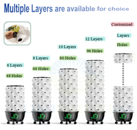 Meilleur système hydroponique pour débutants, système hydroponique vertical d'intérieur, système hydroponique à LED, système de culture en tour pour légumes