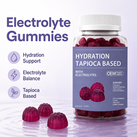OEM Marque Privée Gummies Électrolytes à Base de Tapioca Saveur Baies Nutrition Sportive Équilibre Électrolytique 60 Pièces