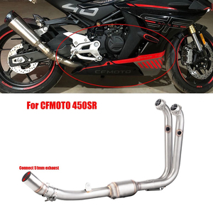 Système d'échappement de moto en acier inoxydable CHMotor Escape 51 mm silencieux tuyau de liaison avant pour <span class=keywords><strong>CFMOTO</strong></span> 450SR <span class=keywords><strong>450</strong></span> <span class=keywords><strong>SR</strong></span> - Product Image 3