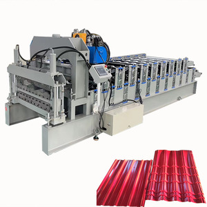 Machine de formage de rouleaux de tuiles chaudes à double couche pour tôles ondulées en métal à faible coût de fonctionnement - Product Image 3