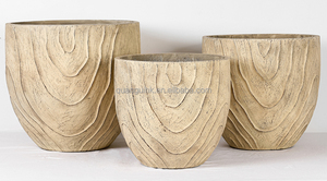 Pot à fleurs vintage en fibrociment, idéal pour l'intérieur et l'extérieur, avec trous de drainage - Vente flash - Product Image 5