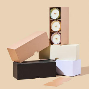 Высококачественные роскошные Ароматические коробки для свечей с тиснением из золотой фольги - Product Image 5
