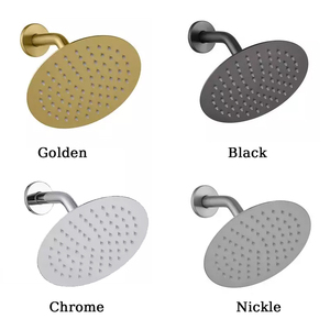 Vàng Cổ Điển Ưa Thích Rừng Mưa Không Khí SS Đầu Vòi Sen Alkaline Thác Spa Phụ Kiện Trong Tường Vòi Hoa Sen Vòi Hoa Sen Đầu Thiết Lập 2025 - Product Image 4