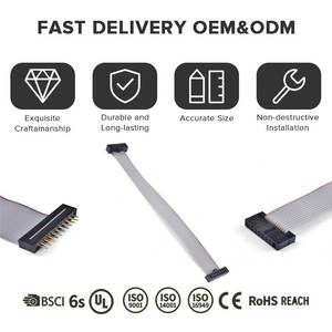 Hoogspannings koperen geleiderkabel aansluitkabelboom PBT isolatie 120mm voor computer IoT netbewaking - Product Image 4