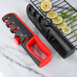 Afilador de <span class=keywords><strong>cuchillos</strong></span> para cocina, herramientas de cocina de 4 etapas, gran oferta - Product Image 5