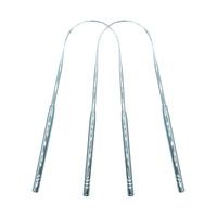 Gratte-langue en acier inoxydable or Rose, 2 pièces, en cuivre Rose, nettoyeur de langue, vente en gros
