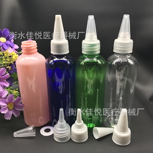 100ml oil <b>bottle</b>, 100ml plastic <b>bottle</b>, PET transparent <b>small</b>-mouth <b>bottle</b>, pointed spout <b>bottle</b>, paint <b>bottle</b> (in stock) - Product Image 5