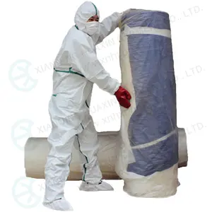 Safety PPE disposable garment taped seam