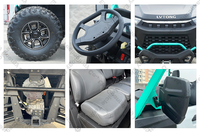 Véhicules tout-terrain 4x4 LVTONG, camion de ferme, camion de montagne, quad électrique UTV pour adultes avec batterie au lithium longue durée