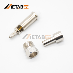 Connecteur à sertir FME Jack droit 50 Ohms 18 GHz pour câble coaxial <span class=keywords><strong>RG174U</strong></span> - Product Image 2