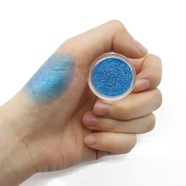 Private Label Color Changing Eyeshadow Powder Green Blue Violet Cameleon/Chameleon Loose Pigment