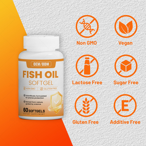 ซัพพลายเออร์โอเมก้า <span class=keywords><strong>3</strong></span> คุณภาพสูง รับผลิตแบบ OEM/ODM แคปซูลน้ำมันปลาโอเมก้า <span class=keywords><strong>3</strong></span> อาหารเสริมน้ำมันปลา บำรุงสุขภาพสมองและหัวใจ - Product Image 3