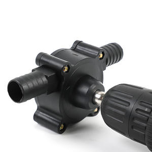 Pompe centrifuge auto-amorçante portable DC, petite pompe à eau domestique avec fixation pour perceuse, pompe à eau électrique transfrontalière - Product Image 1