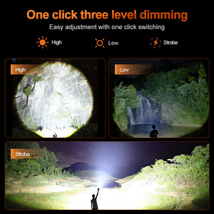 Wosen trắng <span class=keywords><strong>LED</strong></span> đèn laser cường độ cao ống kính mở rộng Zoom không thấm nước IP66 có thể điều chỉnh Chùm sạc cổng USB du lịch - Product Image 3