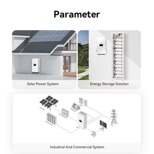 DEMUDA 30KW 40KW 50KW 60KW ระบบพลังงานแสงอาทิตย์สามเฟส Ip65 3 เฟส สมาร์ท ดูอัล เอซีเอาท์พุต MPPT ออนกริด ไฮบริด โซลาร์ - Product Image 4