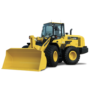 Chargeur frontal et mini-chargeur Komatsu WA270 d'occasion, 4 roues motrices, moteur haute efficacité, prix bas à vendre - Product Image 1