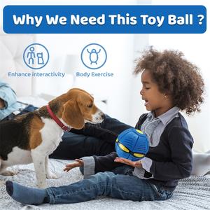 UFO sihirli topu taşınabilir uçan daire açık oyuncak topu UFO topu köpekler için - Product Image 4