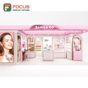 Diseño Moderno de Exhibidores Metálicos Cromados para Tiendas Minoristas, Diseño de Tienda de Cosméticos - Product Image 6