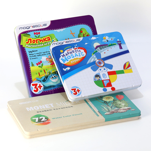 Có Thể Tái Chế PVC Hộp Thiếc Trẻ Em Của Hội Đồng Quản Trị Từ Thẻ Trò Chơi Bao Bì Lưu Trữ Kim Loại Hộp Cho Thủ Công Sử Dụng - Product Image 6