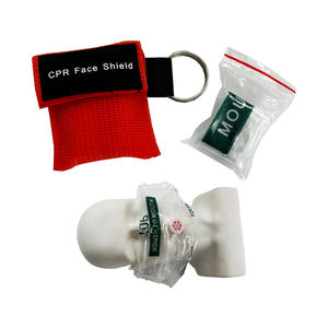 Visiera d'emergenza <span class=keywords><strong>CPR</strong></span> con una valvola barriera di respirazione per il pronto soccorso <span class=keywords><strong>CPR</strong></span> maschera per portachiavi - Product Image 3