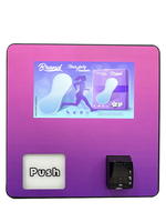 Distributeur automatique de serviettes hygiéniques féminines personnalisées avec écran tactile de 32 pouces, vérification d'âge, pour la nuit