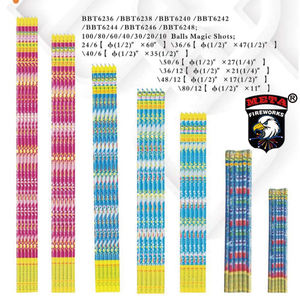 Liuyang 불꽃 불꽃 맞춤형 다채로운 소비자 불꽃 놀이 60 공 경례 매직 샷 케이크 판매 - Product Image 3