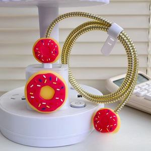 Work Record Crab Cable Protector Set Silicone Charger Cover With Clip For Cables 5 Piece - Product Image 2