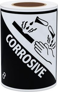 Étiquettes autocollantes personnalisées pour substances dangereuses, classe de danger 8, corrosives, <span class=keywords><strong>UN</strong></span> <span class=keywords><strong>3480</strong></span>, 4x4 pouces, étiquette d'avertissement pour colis - Product Image 4