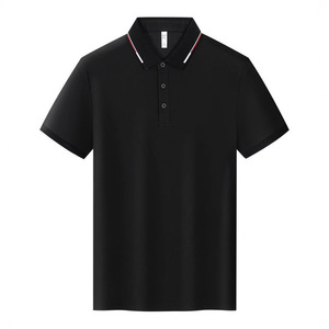 Polo Shirt White Cotton Solid Color Short Sleeve Collared Workwear Daily Wear - Product Image 2
