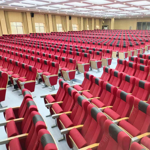 Asientos de Teatro Manwa Expo HB607 con Estructura de Madera de Haya Roja y Pasamanos para Hospitales, Escuelas y Salas de Conferencias - Product Image 1