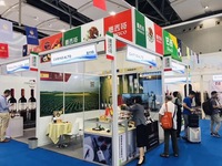 Stand d'exposition standard HeBang 3x3 en aluminium argenté avec panneaux PVC, prix usine, pour salons professionnels
