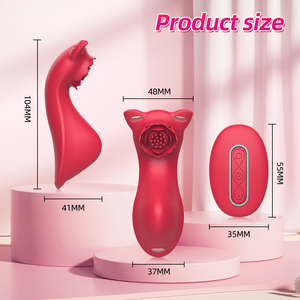 Vibratori Indossabili per Donne, Giocattoli Sessuali per Adulti, Telecomando, 10 Modalità, Mini Vibratore Silenzioso, Dildo a Rosa, Macchina del Sesso per Coppie - Product Image 5