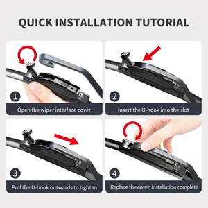 Factory Direct Multifunction Universal Wiper Blade Oem Odm Service Wholesale Price for Auto Replacement Parts - Product Image 3