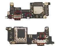 Conector de base Cargador USB Placa de carga original para Xiaomi Mi 12T 12T Pro Enchufe USB Placa de carga rápida FLEX