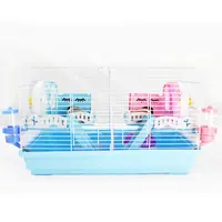 Mewoofun Groothandel Huisdier Huis Draagbare Plastic Luxe Huisdier Kooi Grote Syrische Hamster Kooi