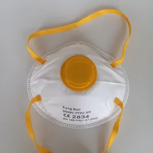 China Fabriek Prijs Ffp2 Stofmasker Laag Moq Gratis Logo Custom Beschermende Neus Masker Hoofdbanden Met Ventiel Gevlochten Comfort Band