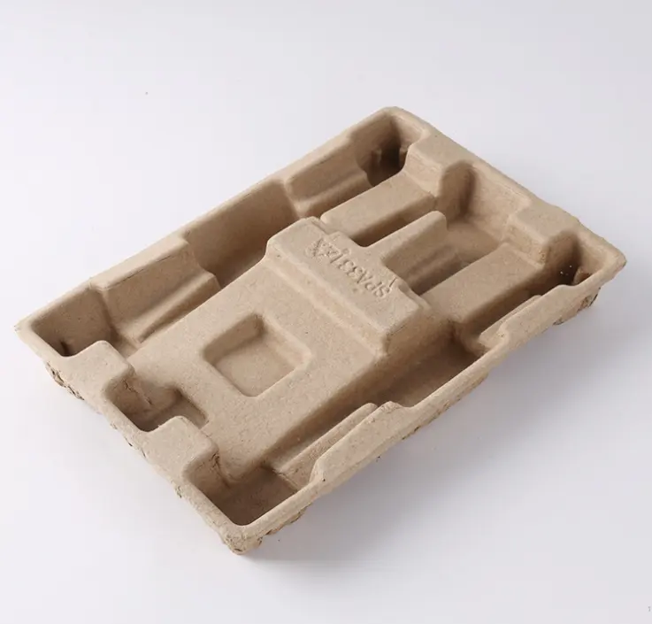 customized molded pulp hardware protective box package with paper material insert tray