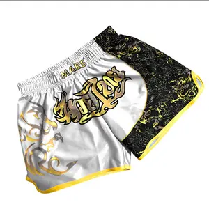 Customized Martial Arts Wear MMA BJJ Fight Club FTG Quick Dry Plus Size Outdoor Sports Jogging Run Gym Boxing Pants Boxer Shorts