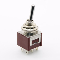 12v interrupteur à bascule étanche 2 broches 15a 250v ac à bascule mil spec