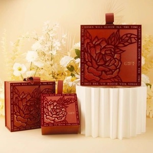 Starry Sky Rose Chinese Style Luxury Handheld <b>Gift</b> <b>Box</b> <b>Empty</b> Rigid Present <b>Box</b> <b>For</b> Wedding Valentine Day Favor <b>Gift</b> Packaging - Product Image 3