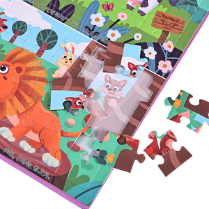 Preschool <strong>Education</strong> Toys Magnetic Puzzles <strong>Educational</strong> Puzzle <strong>Books</strong> Children's Magnetic Puzzles Full-color Printing - Product Image 2