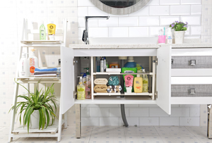 Hot Sale 2 Tier <strong>Kitchen</strong> <strong>Sink</strong> <strong>Storage</strong> Removable Extendable Fold Space Saving Under <strong>Sink</strong> Organizer Under <strong>Sink</strong> <strong>Storage</strong> - Product Image 4